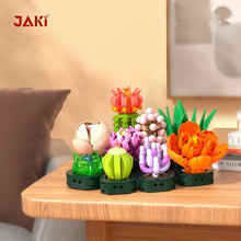 Load image into Gallery viewer, JAKI Blocks Kids Building Toys DIY Bricks Girls Flowers Puzzle Women Gift Home Decor JK2725 2726 2727