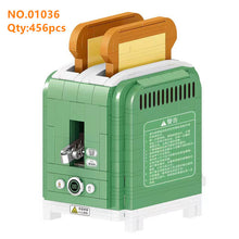 Load image into Gallery viewer, ZHEGAO Blocks 01008 01036 01053 mini Blocks Kids Building Toys DIY Bricks Girls Gift Coffee Maker Bread Machine Puzzle Home Decor