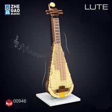 Load image into Gallery viewer, ZG 00942-00947 mini Blocks Kids Building Bricks Toys Musical Instruments Puzzle Girls Gift Guitar Piano Volin Chinese lute