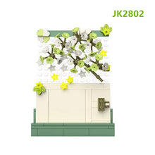 Load image into Gallery viewer, JAKI Blocks Kids Building Toys DIY Bricks Girls Flowers Puzzle Girls Women Gift Home Decor Sticky Note Clip Folder Message Board JK2801 2802 2803 2805