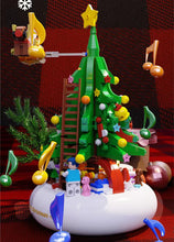 Load image into Gallery viewer, ZHEGAO MINI Blocks Kids Building Bricks Toys Music box Christmas Tree Puzzle Girls Holiday gift with Lighting 1023 1024