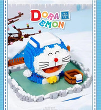 Load image into Gallery viewer, BALODY mini Blocks Kids Building Blocks Toys Doraemon Enjoy a Hot Spring DIY Puzzle Girls Holiday Gift Home Decor 16274