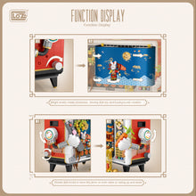 Load image into Gallery viewer, 2141pcs LOZ mini Blocks Kids Building Toys Rabbit TV Puzzle Television New Year Gift Home Decor 1073 no original box