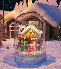 Load image into Gallery viewer, ZG MINI Blocks Kids Building Bricks Toys Music box House Puzzle Girls Christmas gift with Lighting 00997