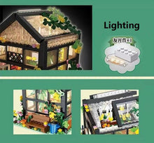 Load image into Gallery viewer, Forange MINI Blocks Kids Building Toys Bricks Flower Coffee Book Camping House Puzzle Girls Gift Home Decor With Lighting 8501 8502 8503 8504 8506