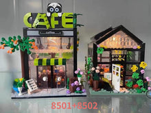 Load image into Gallery viewer, Forange MINI Blocks Kids Building Toys Bricks Flower Coffee Book Camping House Puzzle Girls Gift Home Decor With Lighting 8501 8502 8503 8504 8506