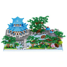 Load image into Gallery viewer, 3307pcs Lezi mini Blocks Kids Building Toys DIY Bricks Puzzle Chinese Architecture Huaqing Palace Home Decor 8248