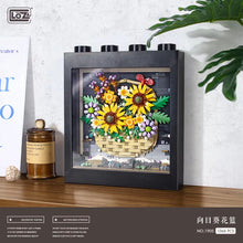 Load image into Gallery viewer, LOZ mini Blocks Kids Building Toys DIY Bricks Sunflower Tiger Decorative Painting Puzzle Girls Women Gift Home Decor 1905 1906 1907 1908