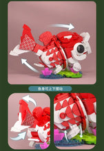 Load image into Gallery viewer, JAKI Blocks Kids Building Toys DIY Bricks Chinese Culture Kylin Lion Lucky Koi Girls Puzzle New Year Gift Holiday Home Decor 5130 5131 5132 5135 5136 5137 BK021