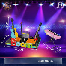 Load image into Gallery viewer, WL2042 2043 Kids Building Blocks Bricks Girls Toys Puzzle Boys Gift Music Drum Keyboards Home Decor