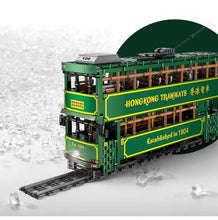 Load image into Gallery viewer, Mould King Blocks Kids building toys Adult MOC Bricks 1:18 HONG KONG Tramways Bus Vehicle APP Remote Control KB120