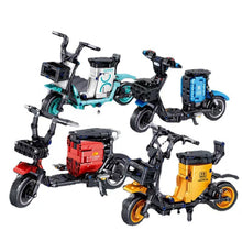 Load image into Gallery viewer, ZHEGAO MINI Blocks Kids Building Toys Bricks Girls Puzzle Electric Bicycle Model Home Decor Boys Gift 1265 1266 1267 1268 00331 00332 00333 00334