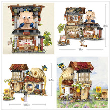 Load image into Gallery viewer, LOZ mini Blocks Kids Building Bricks Girls Toys Pig Butcher's Shop Honey Workshop Puzzle Home Decor Holiday Gift 1942 1943
