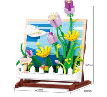 Load image into Gallery viewer, ZHEGAO mini Blocks Kids Building Toys DIY Bricks Girls Gift Painting Flowers Puzzle Home Decor 1013 1014 1015