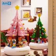 Load image into Gallery viewer, ZHEGAO MINI Blocks Kids Building Bricks Toys Music box Christmas Tree Puzzle Girls Holiday gift with Lighting 1023 1024