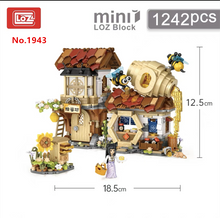 Load image into Gallery viewer, LOZ mini Blocks Kids Building Bricks Girls Toys Pig Butcher's Shop Honey Workshop Puzzle Home Decor Holiday Gift 1942 1943