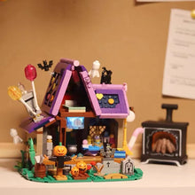 Load image into Gallery viewer, BALODY mini Blocks Kids Building Toys Halloween House Puzzle Holiday Gift Home Decor With Lighting 21052