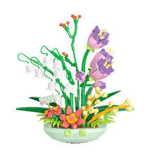 Load image into Gallery viewer, WL2113 2115 Kids Building Blocks DIY Flower Bricks Girls Toys Pot Plant Puzzle Women Gift Home Decor