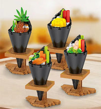 Load image into Gallery viewer, 601403 601404 601405 601406 601407 601408 601409 601410 601411 601412 601413 601414 601415 Sembo Blocks Kids Building Toys DIY Bricks Japanese Food Snacks Puzzle Girls Gift