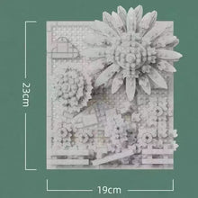Load image into Gallery viewer, QZL Blocks Kids Building Toys DIY Bricks Sunflower Decorative Painting Puzzle Home Decor Women Girls Gift 92003