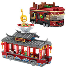 Load image into Gallery viewer, ZHEGAO 01000 01003 01004 mini Blocks Kids Building Toys DIY Bricks Girls Gift Boys Puzzle Lobster Snack Truck Model
