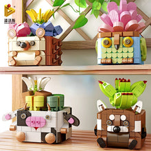 Load image into Gallery viewer, Panlos Blocks Kids Building Toys Bricks Girls Flowers Potted Plant Puzzle Gift 655009 655010 655011 655012 655013 655014 655015 655016