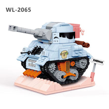 Load image into Gallery viewer, WL2063 2064 2065 2066 Kids Building Blocks Toys DIY Bricks Girls Puzzle Boys Gift Tank Model