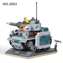 Load image into Gallery viewer, WL2063 2064 2065 2066 Kids Building Blocks Toys DIY Bricks Girls Puzzle Boys Gift Tank Model