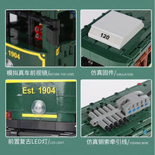 Load image into Gallery viewer, Mould King Blocks Kids building toys Adult MOC Bricks 1:18 HONG KONG Tramways Bus Vehicle APP Remote Control KB120