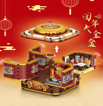 Load image into Gallery viewer, LOZ mini Blocks Kids Building Toys Puzzle Chinese Candy Box New Year Gift Home Decor 2215