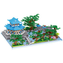 Load image into Gallery viewer, 3307pcs Lezi mini Blocks Kids Building Toys DIY Bricks Puzzle Chinese Architecture Huaqing Palace Home Decor 8248