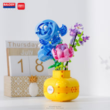 Load image into Gallery viewer, BALODY mini Blocks Kids Building Toys Rose Sunflower Flowers Vase Girls Women Gift Home Decor 21088 21089 21090 21091