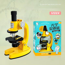 Load image into Gallery viewer, Microscope Kit Lab LED 200X-600X-1200X Learning & Education Toy Biological With Box For Kids Child Kids Pupil Gift 1311