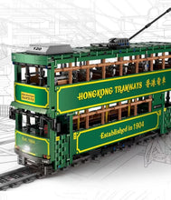 Load image into Gallery viewer, Mould King Blocks Kids building toys Adult MOC Bricks 1:18 HONG KONG Tramways Bus Vehicle APP Remote Control KB120