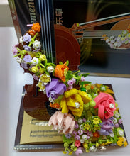 Load image into Gallery viewer, BALODY mini Blocks Kids Building Toys Violin Piano Flowers With Lighting Girls Women Gift Home Decor 21228 21194