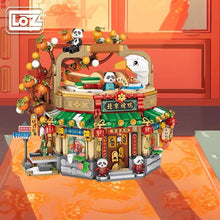 Load image into Gallery viewer, LOZ mini Blocks Kids Building Bricks Toys Panda Roast Duck Restauant Puzzle Chinese New Year Architecture Gift Home Decor 1955