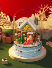 Load image into Gallery viewer, ZG MINI Blocks Kids Building Bricks Toys Music box House Puzzle Girls Christmas gift with Lighting 00997