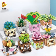 Load image into Gallery viewer, Panlos Blocks Kids Building Toys Bricks Girls Flowers Potted Plant Puzzle Gift 655009 655010 655011 655012 655013 655014 655015 655016