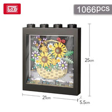 Load image into Gallery viewer, LOZ mini Blocks Kids Building Toys DIY Bricks Sunflower Sakura Tiger Decorative Painting Puzzle Girls Women Gift Home Decor 1907