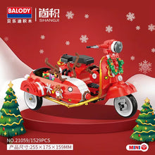 Load image into Gallery viewer, BALODY mini Blocks Kids Building Blocks Toys Christmas Motorcycle Bricks Boys DIY Puzzle Girls Holiday Gift Home Decor 21059