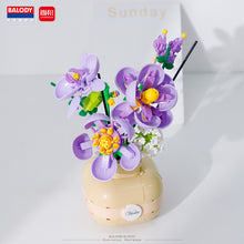 Load image into Gallery viewer, BALODY mini Blocks Kids Building Toys Rose Sunflower Flowers Vase Girls Women Gift Home Decor 21088 21089 21090 21091
