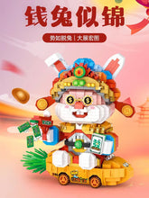 Load image into Gallery viewer, LOZ MINI Blocks Kids Building Toys DIY Bricks Fortune Rabbit New Year Gift Home Decor Puzzle 8138