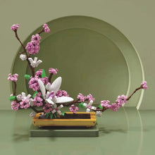 Load image into Gallery viewer, QZL Blocks Kids Building Toys Bricks Girls Lilac Flowers Potted Plant Puzzle Home Decor Womens Gift 92008