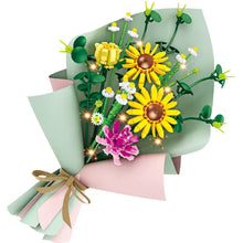 Load image into Gallery viewer, FC Blocks Kids Building Toys Bricks Flower Puzzle Girls Gift Home Decor Lighting Greeting card 8307 8308
