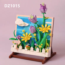 Load image into Gallery viewer, ZHEGAO mini Blocks Kids Building Toys DIY Bricks Girls Gift Painting Flowers Puzzle Home Decor 1013 1014 1015