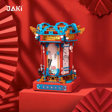 Load image into Gallery viewer, JAKI Blocks Kids Building Toys DIY Bricks Music Box With Lighting Chinese Lamp Palace Lantern Puzzle Home Decor Girls Women Gift 1188