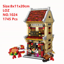 Load image into Gallery viewer, LOZ mini Blocks Kids Building Toys Adult Puzzle Chinese Style 1023-1025 (no box)