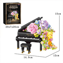 Load image into Gallery viewer, BALODY mini Blocks Kids Building Toys Violin Piano Flowers With Lighting Girls Women Gift Home Decor 21228 21194