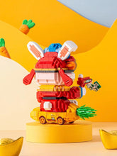 Load image into Gallery viewer, LOZ MINI Blocks Kids Building Toys DIY Bricks Fortune Rabbit New Year Gift Home Decor Puzzle 8138