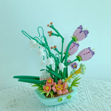 Load image into Gallery viewer, WL2113 2115 Kids Building Blocks DIY Flower Bricks Girls Toys Pot Plant Puzzle Women Gift Home Decor